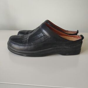 Birkenstock Footprints Ashby Clogs Woven Black Size 37